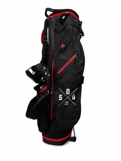 SOG Lite Stand Bag, Musta / Punainen