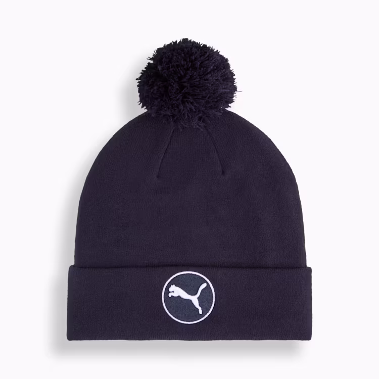 Puma WRMLBL Removable Pom Beanie, Tummansininen, One Size