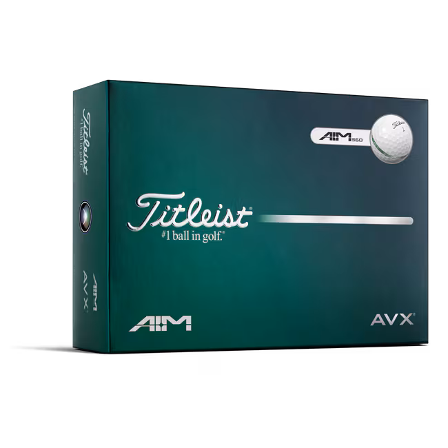 Titleist 2026 AVX Aim 360, Valkoinen