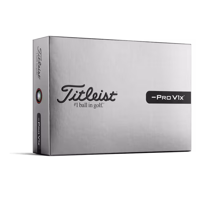 Titleist 2026 Pro V1X Left Dash, Valkoinen
