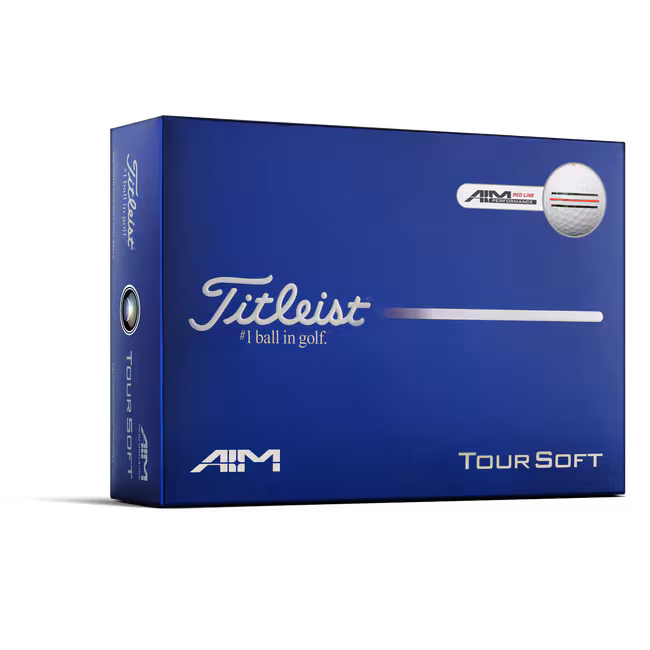 Titleist 2026 Tour Soft Aim Red, Valkoinen