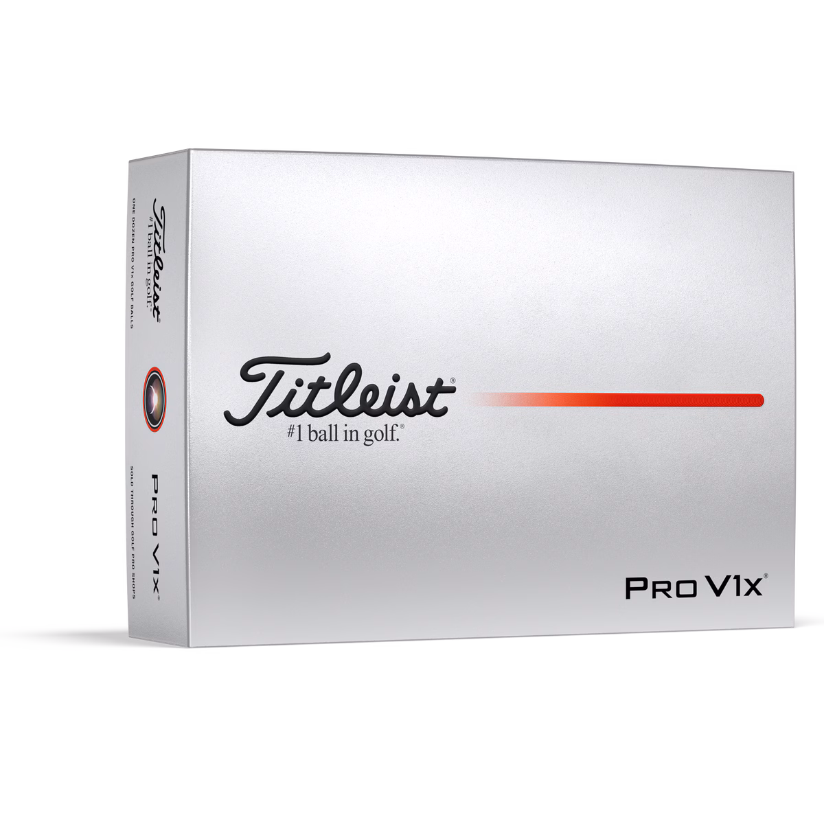 Titleist Pro V1X tekstipainatuksella, Valkoinen