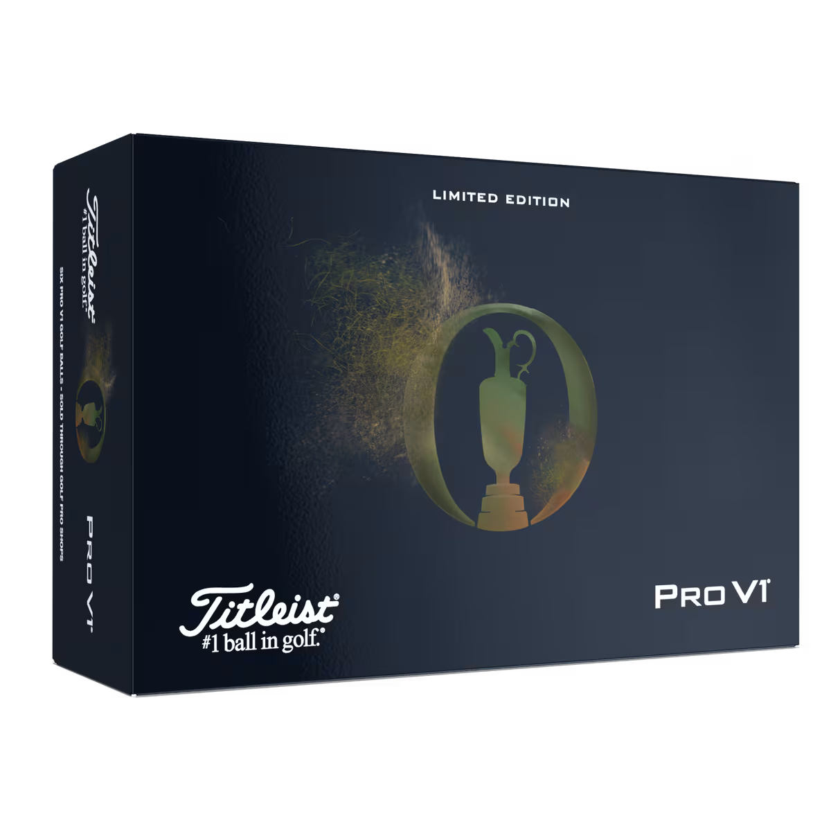 Titleist Pro V1 The Open 6-pack, Valkoinen
