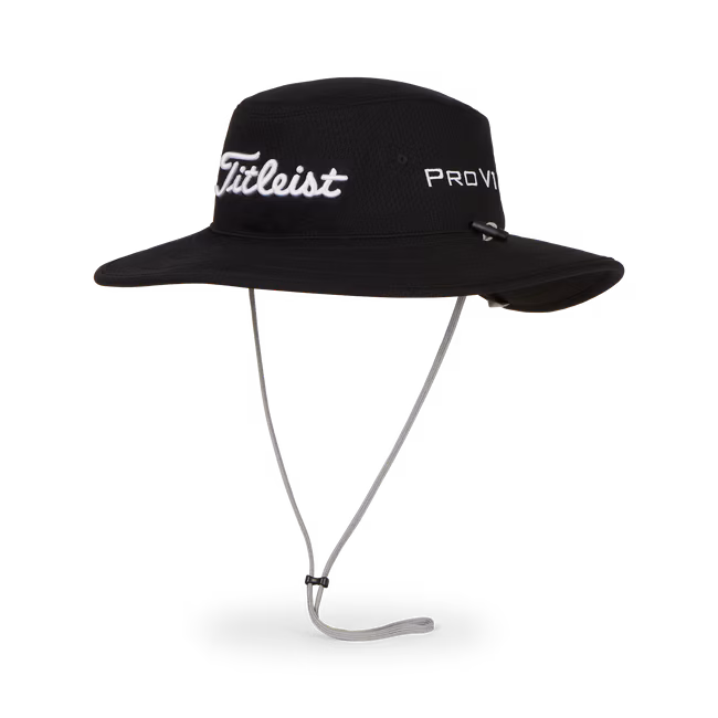 Titleist Tour Aussie Hat, Musta / Valkoinen, One Size